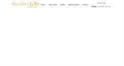 Desktop Screenshot of abundantlifewhippany.com